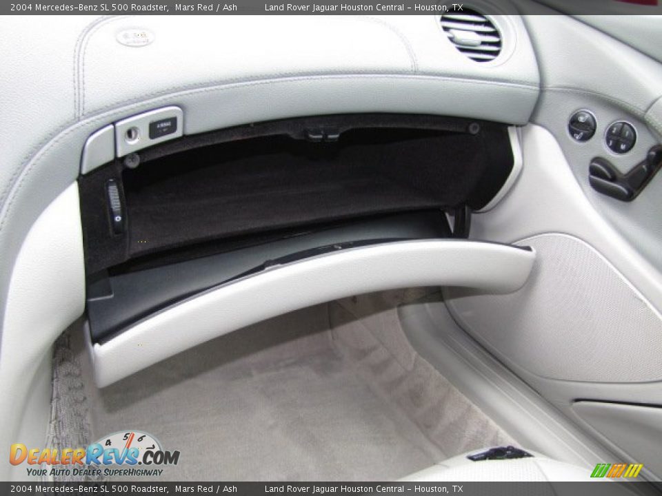 2004 Mercedes-Benz SL 500 Roadster Mars Red / Ash Photo #27