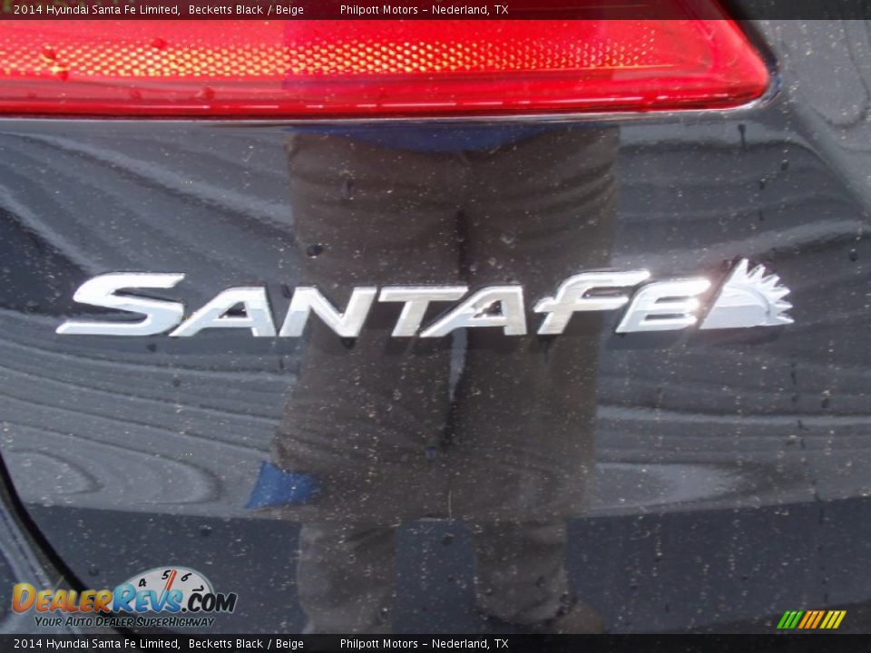 2014 Hyundai Santa Fe Limited Becketts Black / Beige Photo #15