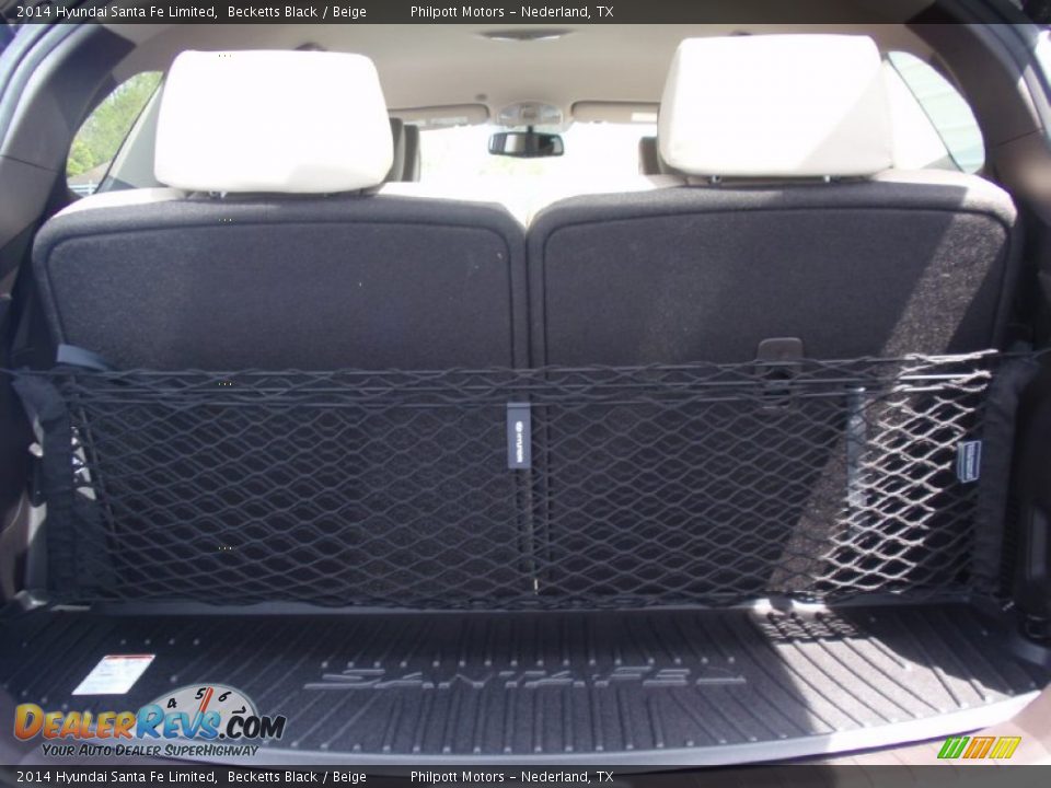 2014 Hyundai Santa Fe Limited Becketts Black / Beige Photo #24