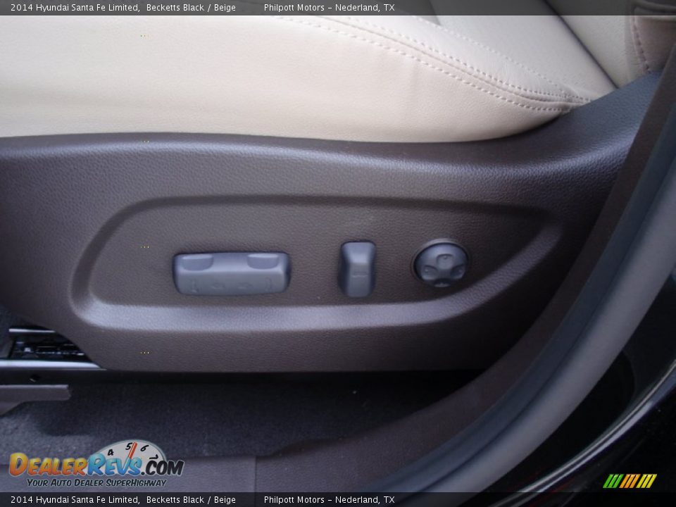 2014 Hyundai Santa Fe Limited Becketts Black / Beige Photo #31