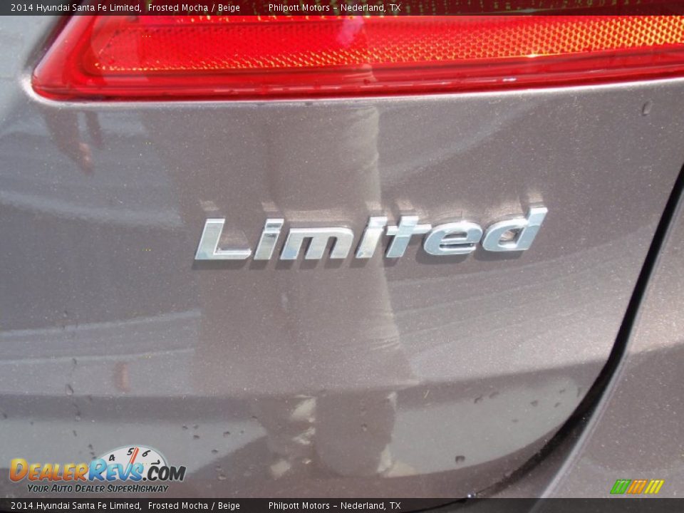 2014 Hyundai Santa Fe Limited Frosted Mocha / Beige Photo #16