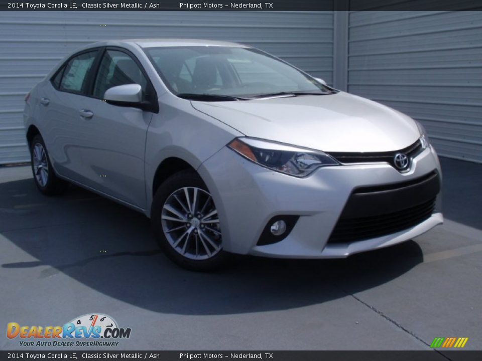 2014 Toyota Corolla LE Classic Silver Metallic / Ash Photo #1