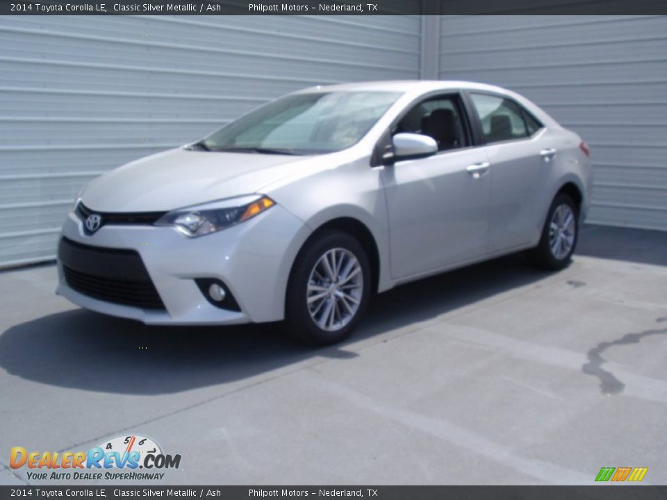 2014 Toyota Corolla LE Classic Silver Metallic / Ash Photo #7