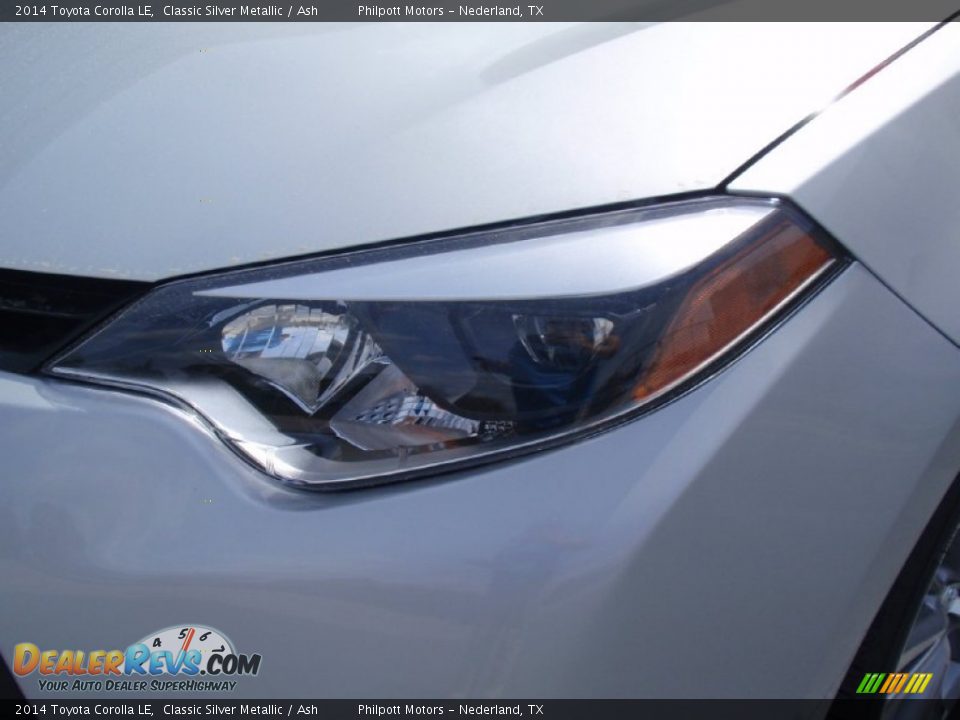 2014 Toyota Corolla LE Classic Silver Metallic / Ash Photo #9