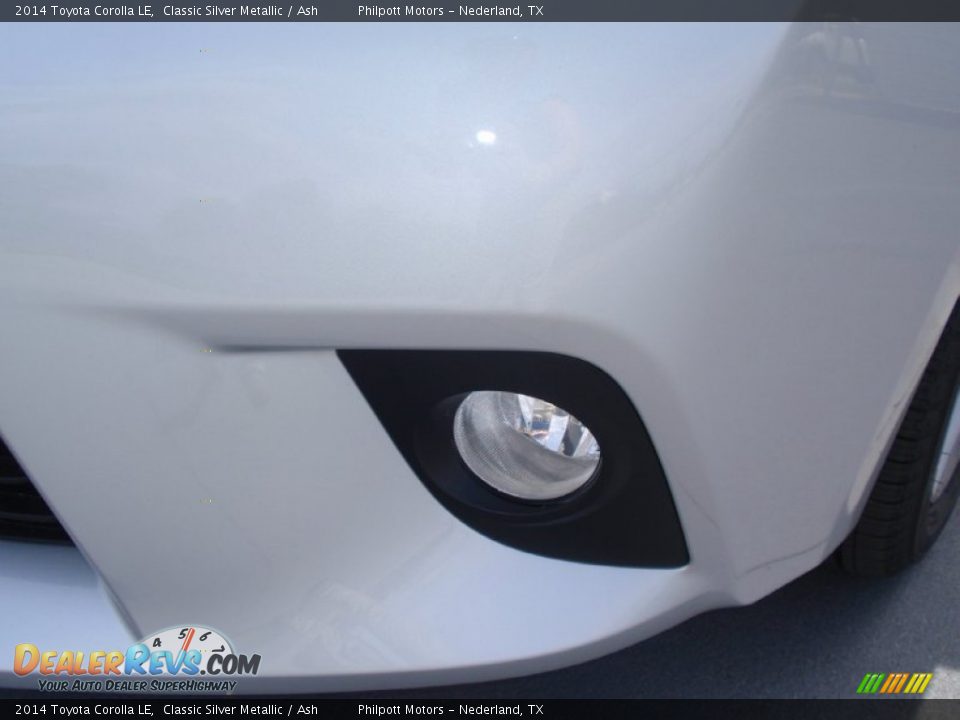2014 Toyota Corolla LE Classic Silver Metallic / Ash Photo #10