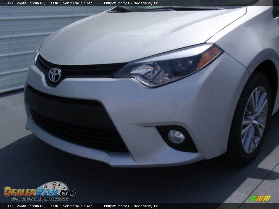 2014 Toyota Corolla LE Classic Silver Metallic / Ash Photo #11