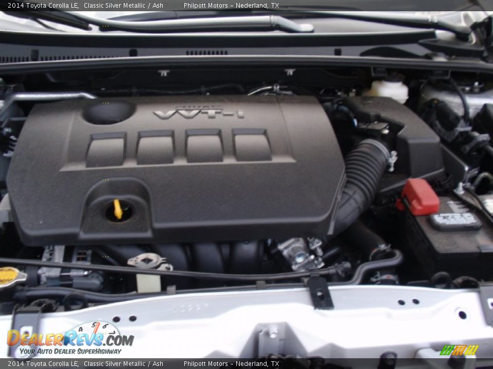 2014 Toyota Corolla LE Classic Silver Metallic / Ash Photo #16
