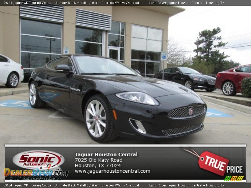 2014 Jaguar XK Touring Coupe Ultimate Black Metallic / Warm Charcoal/Warm Charcoal Photo #1