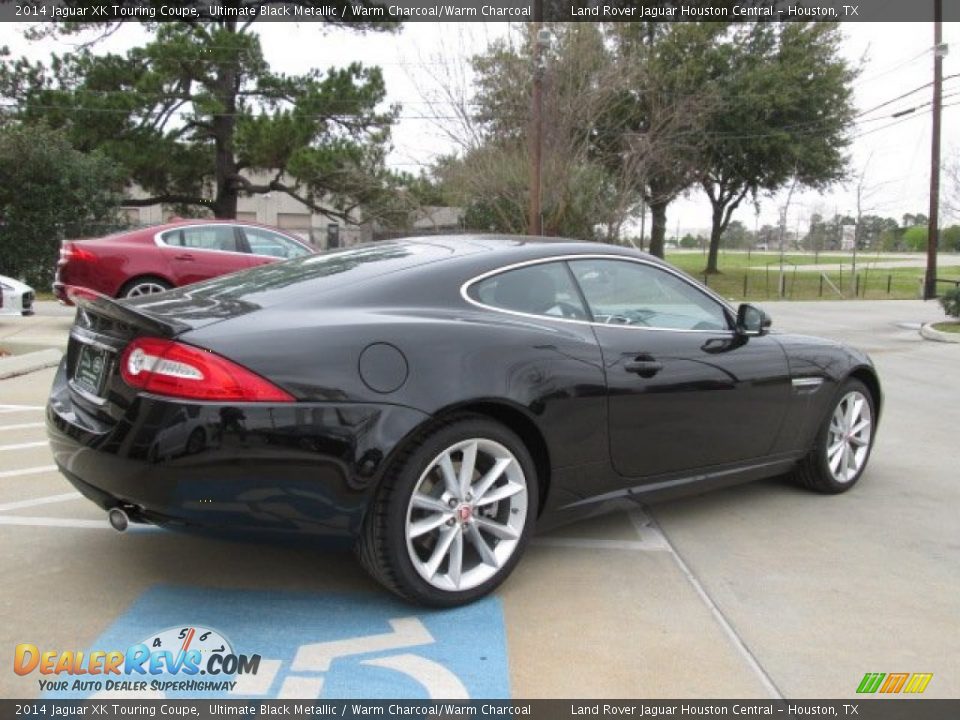 2014 Jaguar XK Touring Coupe Ultimate Black Metallic / Warm Charcoal/Warm Charcoal Photo #10