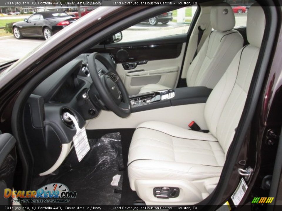 Ivory Interior - 2014 Jaguar XJ XJL Portfolio AWD Photo #2