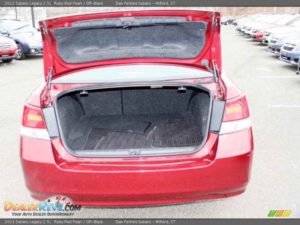 2011 Subaru Legacy 2.5i Ruby Red Pearl / Off-Black Photo #8