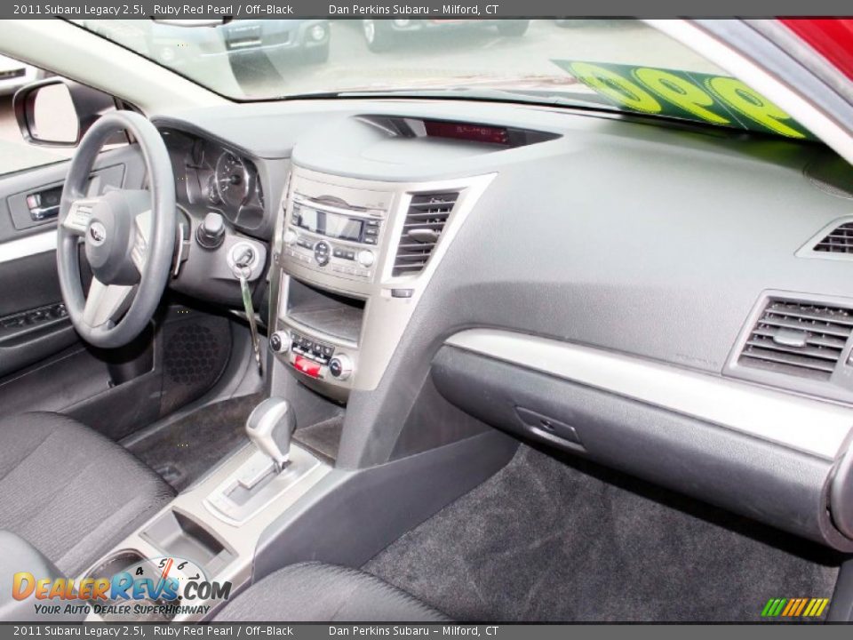 2011 Subaru Legacy 2.5i Ruby Red Pearl / Off-Black Photo #9