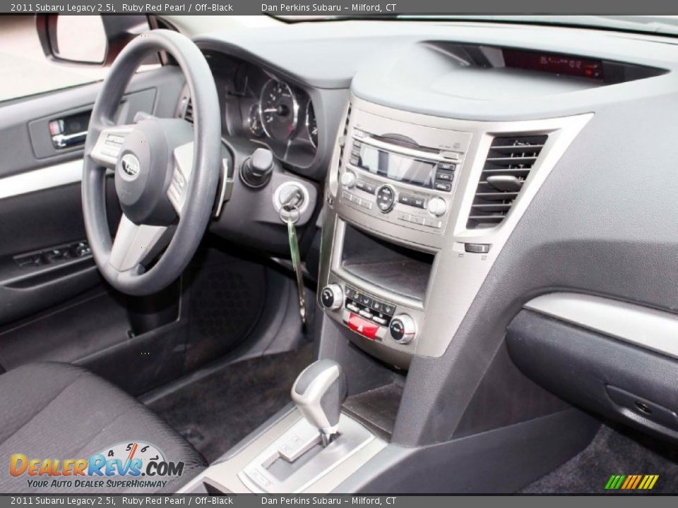 2011 Subaru Legacy 2.5i Ruby Red Pearl / Off-Black Photo #12