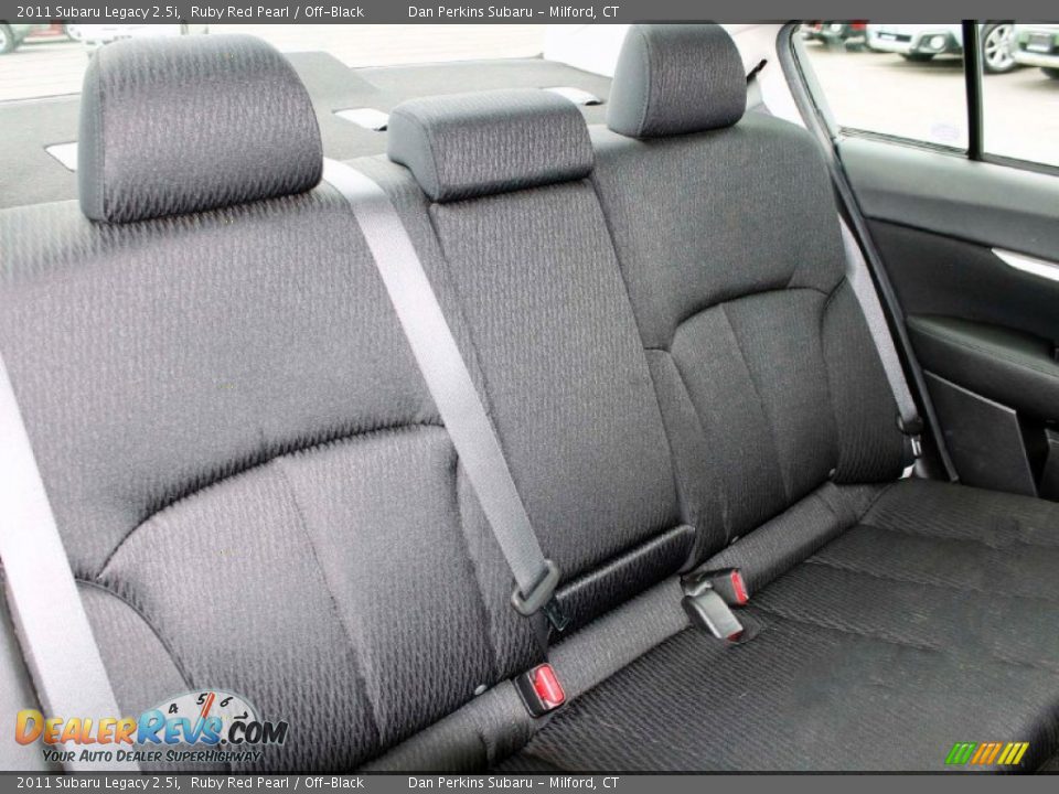 2011 Subaru Legacy 2.5i Ruby Red Pearl / Off-Black Photo #13