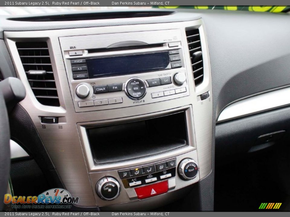 2011 Subaru Legacy 2.5i Ruby Red Pearl / Off-Black Photo #14