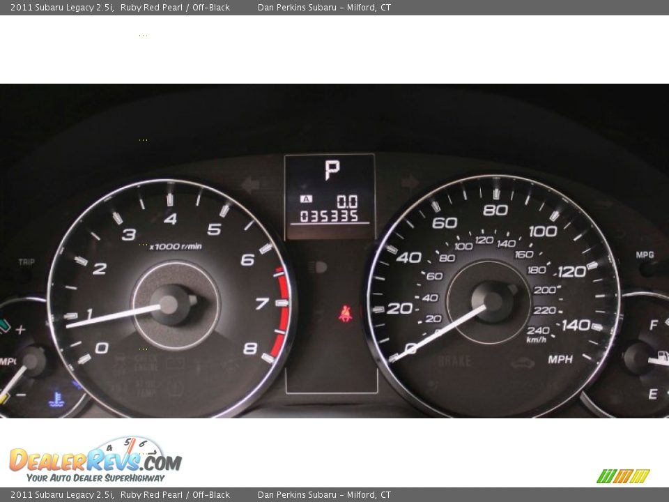 2011 Subaru Legacy 2.5i Ruby Red Pearl / Off-Black Photo #16