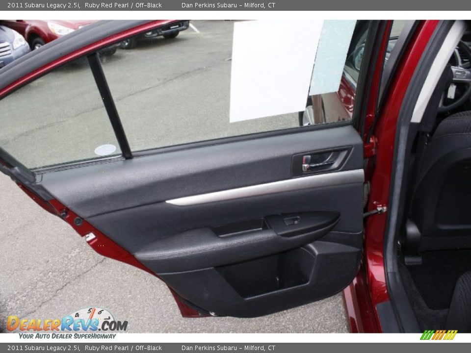 2011 Subaru Legacy 2.5i Ruby Red Pearl / Off-Black Photo #20