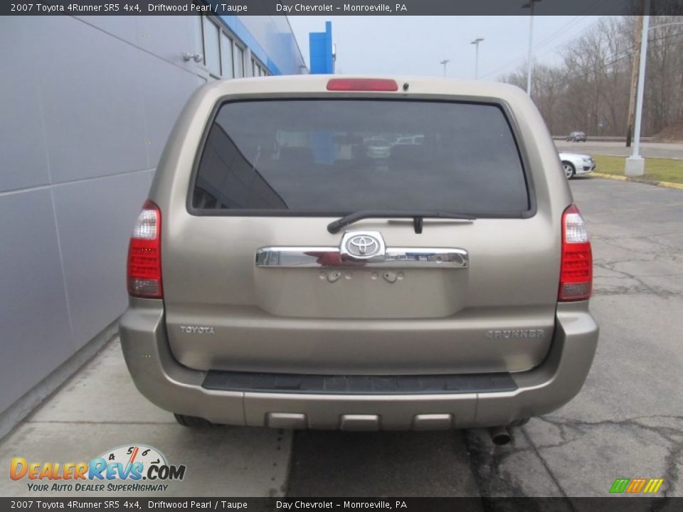 2007 Toyota 4Runner SR5 4x4 Driftwood Pearl / Taupe Photo #5
