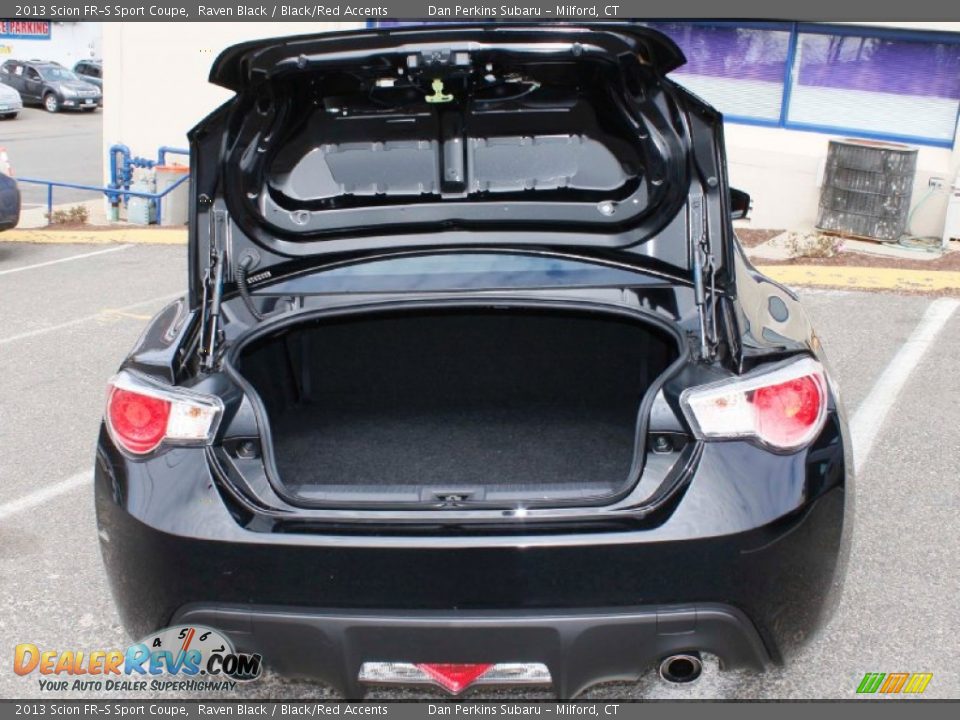 2013 Scion FR-S Sport Coupe Raven Black / Black/Red Accents Photo #8
