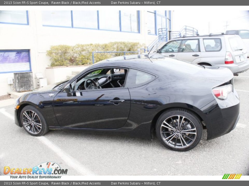 2013 Scion FR-S Sport Coupe Raven Black / Black/Red Accents Photo #12
