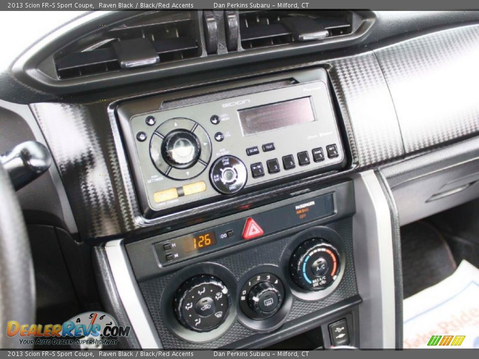 2013 Scion FR-S Sport Coupe Raven Black / Black/Red Accents Photo #15