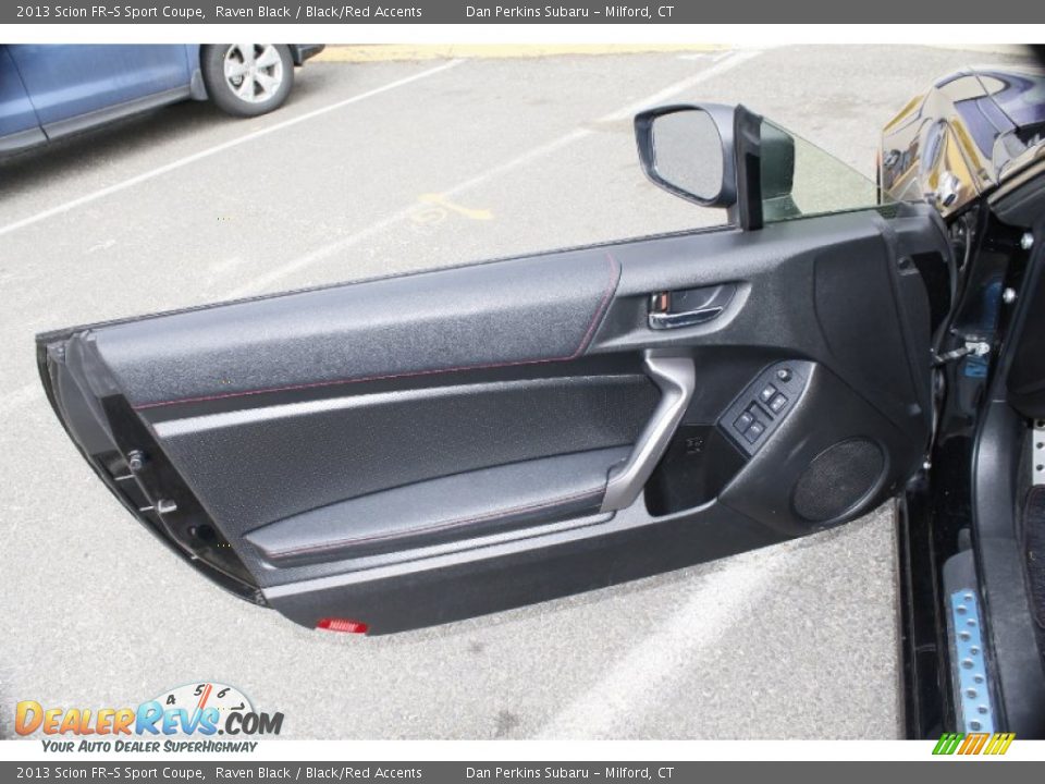 2013 Scion FR-S Sport Coupe Raven Black / Black/Red Accents Photo #17