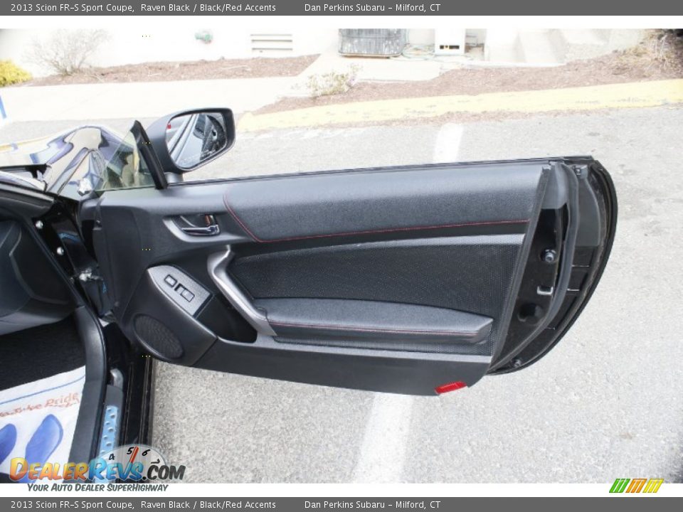 2013 Scion FR-S Sport Coupe Raven Black / Black/Red Accents Photo #18