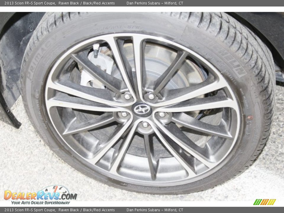 2013 Scion FR-S Sport Coupe Raven Black / Black/Red Accents Photo #20