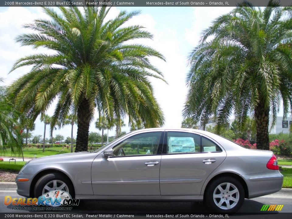 2008 Mercedes-Benz E 320 BlueTEC Sedan Pewter Metallic / Cashmere Photo #1