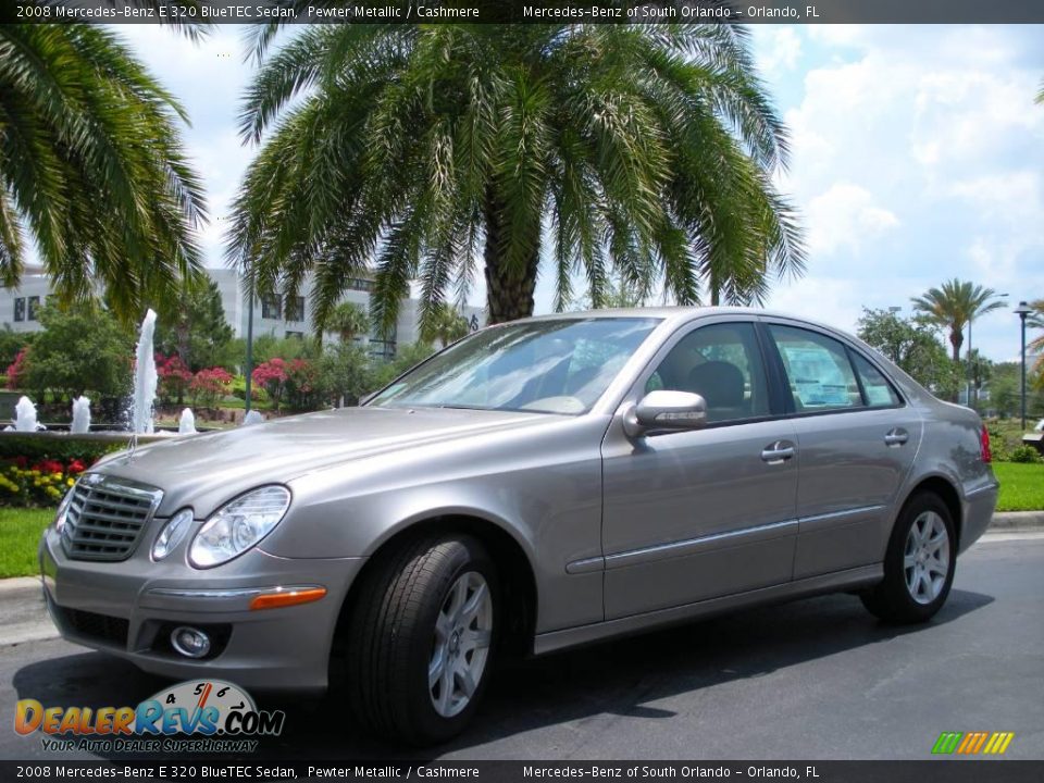 2008 Mercedes-Benz E 320 BlueTEC Sedan Pewter Metallic / Cashmere Photo #2