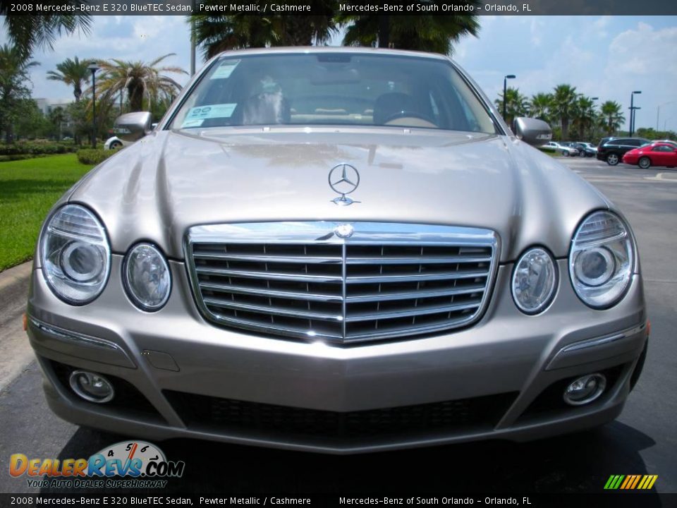 2008 Mercedes-Benz E 320 BlueTEC Sedan Pewter Metallic / Cashmere Photo #3