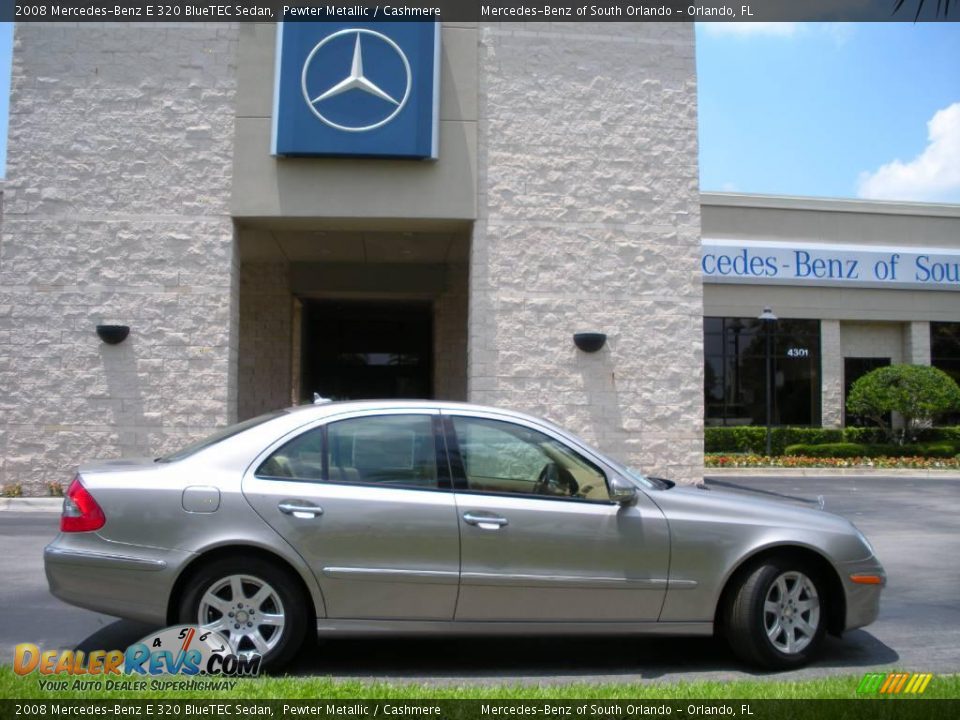 2008 Mercedes-Benz E 320 BlueTEC Sedan Pewter Metallic / Cashmere Photo #5