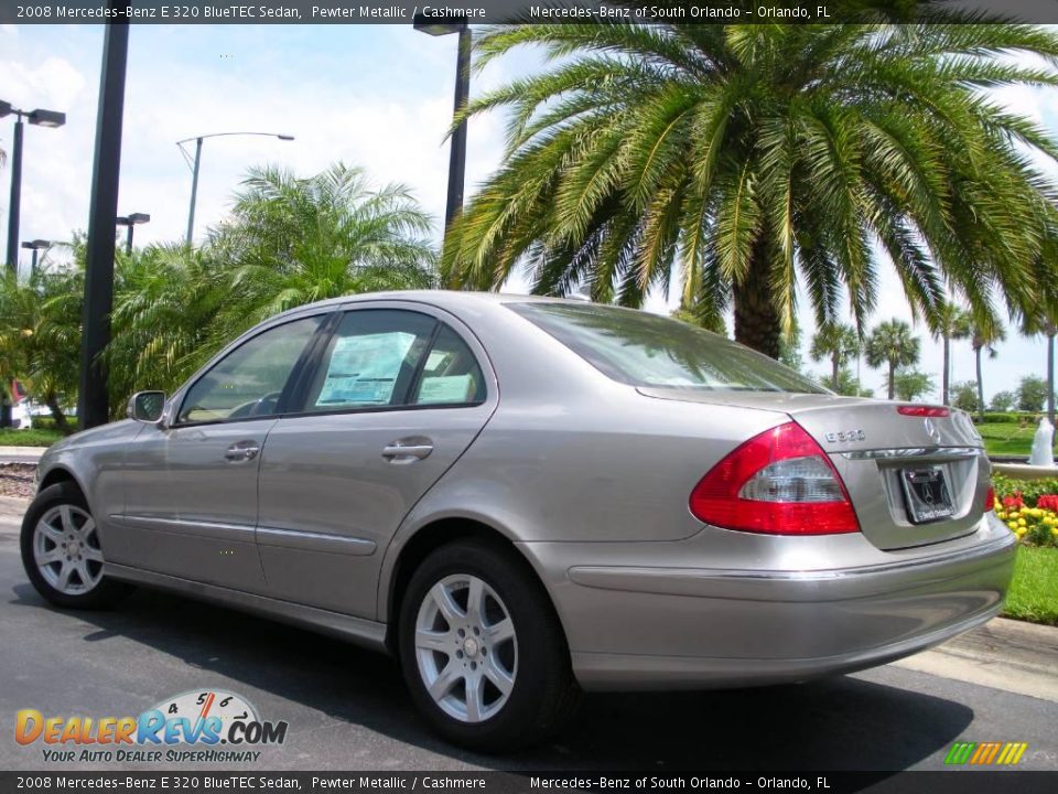 2008 Mercedes-Benz E 320 BlueTEC Sedan Pewter Metallic / Cashmere Photo #8