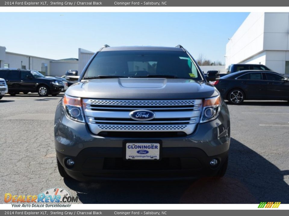 2014 Ford Explorer XLT Sterling Gray / Charcoal Black Photo #4