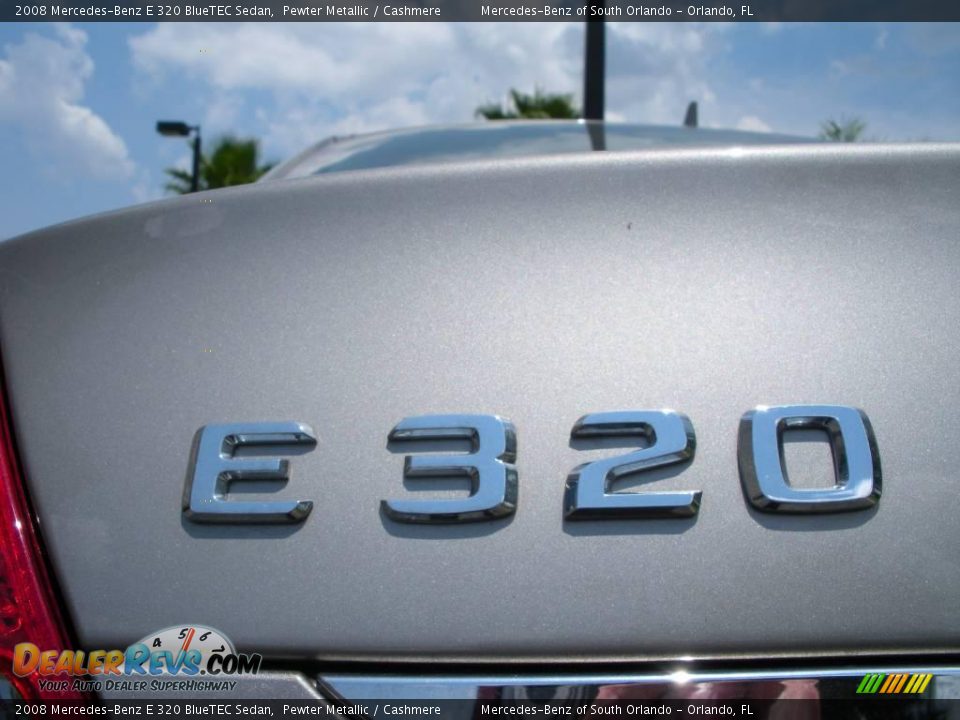 2008 Mercedes-Benz E 320 BlueTEC Sedan Pewter Metallic / Cashmere Photo #9