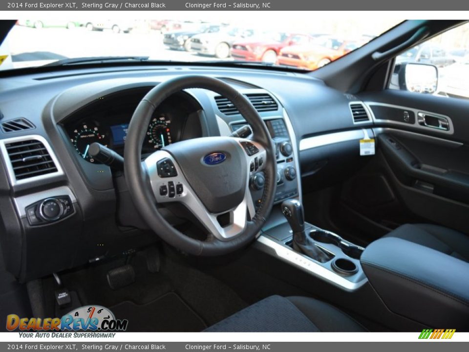 2014 Ford Explorer XLT Sterling Gray / Charcoal Black Photo #7