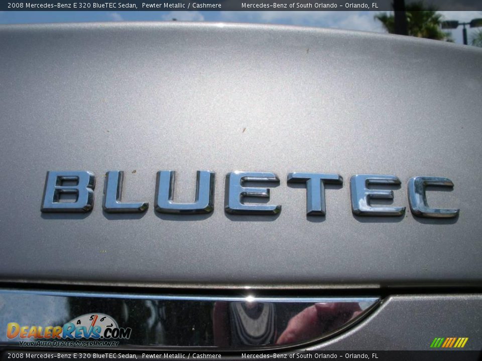 2008 Mercedes-Benz E 320 BlueTEC Sedan Pewter Metallic / Cashmere Photo #10