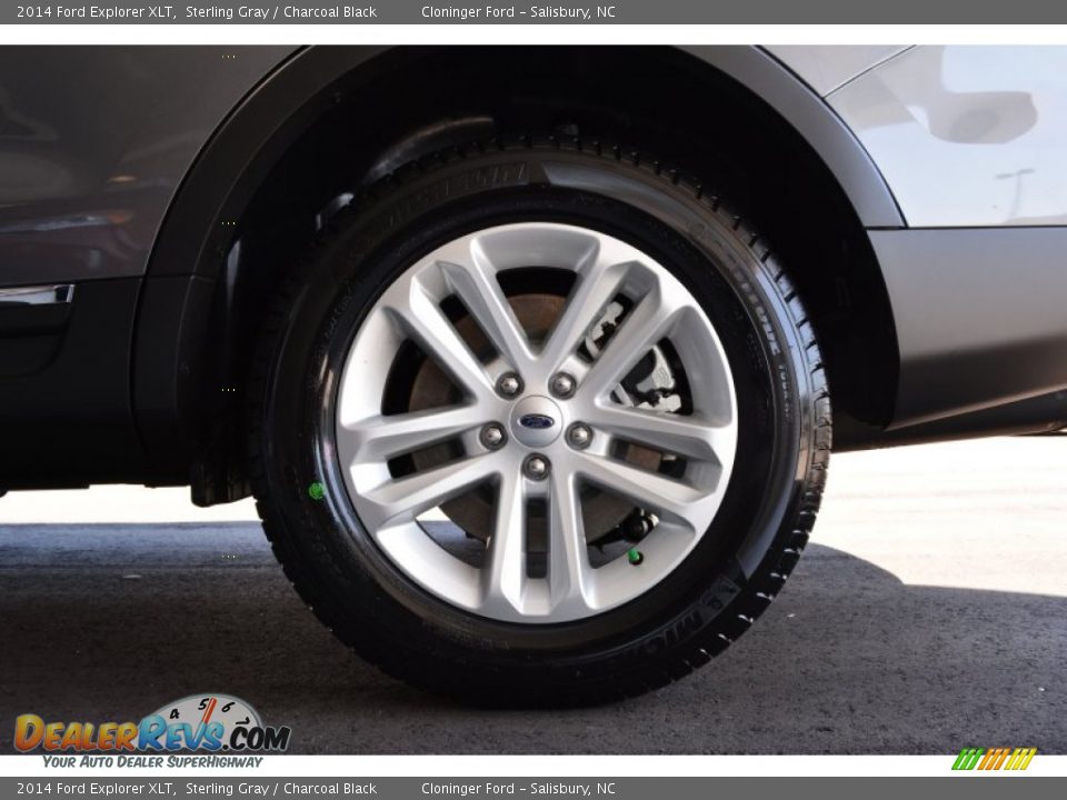 2014 Ford Explorer XLT Sterling Gray / Charcoal Black Photo #10