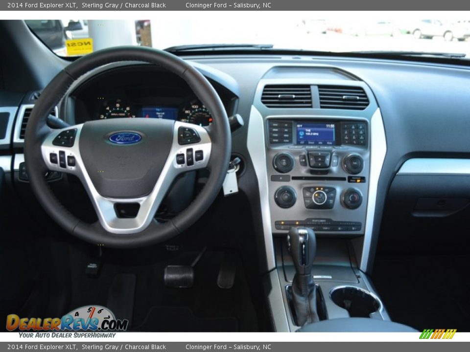2014 Ford Explorer XLT Sterling Gray / Charcoal Black Photo #12