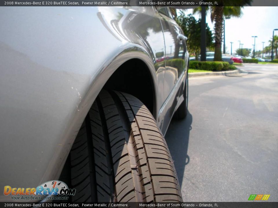 2008 Mercedes-Benz E 320 BlueTEC Sedan Pewter Metallic / Cashmere Photo #11