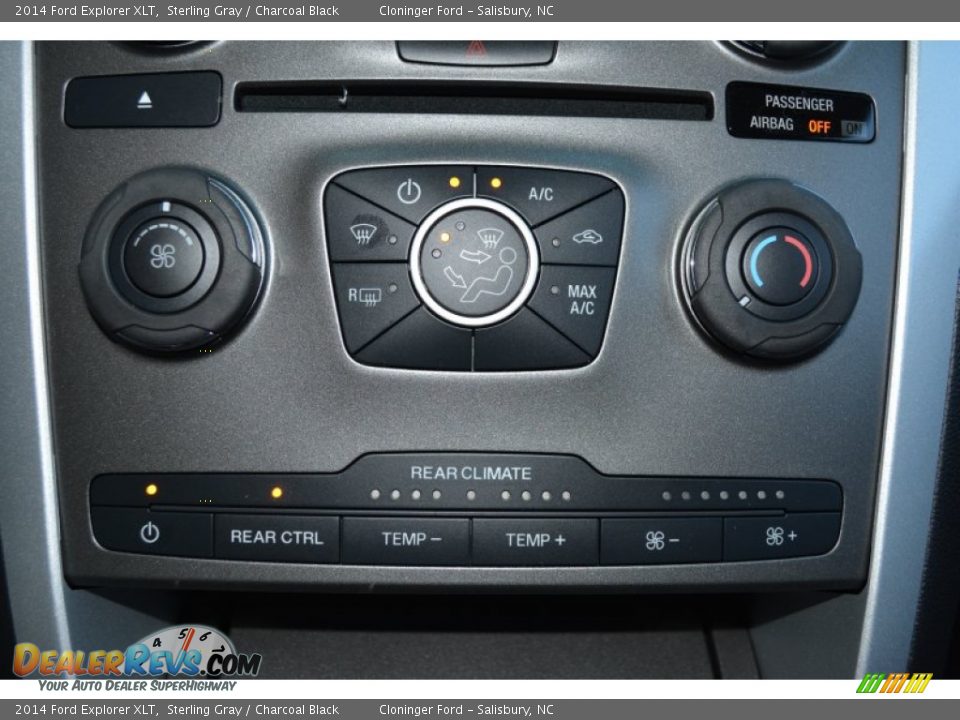 2014 Ford Explorer XLT Sterling Gray / Charcoal Black Photo #14