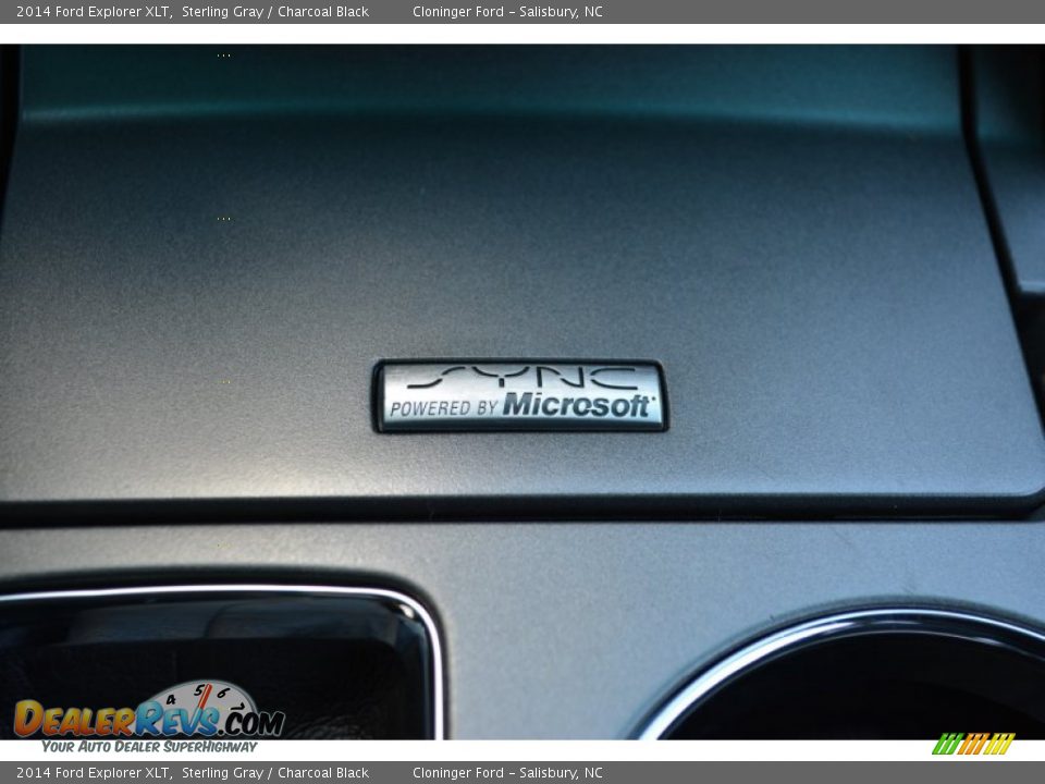 2014 Ford Explorer XLT Sterling Gray / Charcoal Black Photo #15