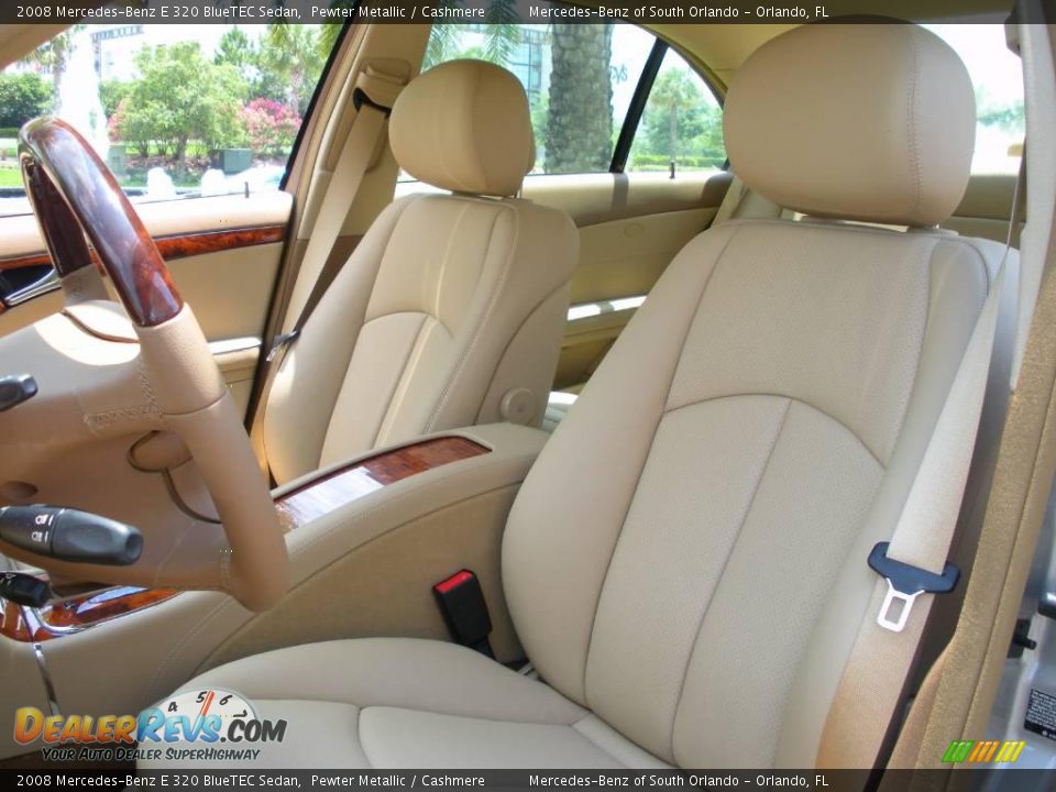 2008 Mercedes-Benz E 320 BlueTEC Sedan Pewter Metallic / Cashmere Photo #13