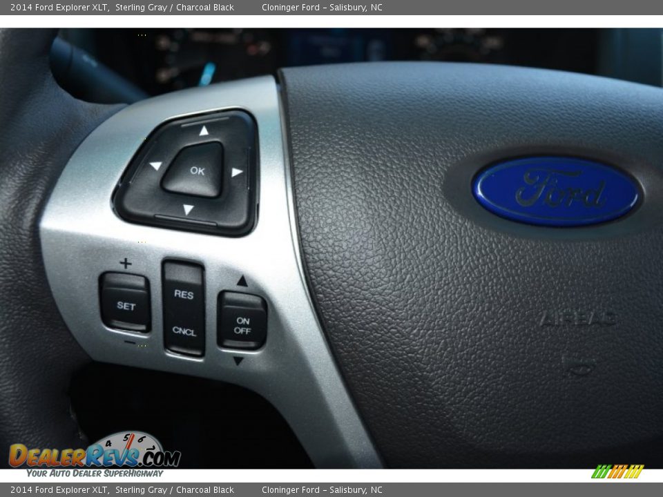 2014 Ford Explorer XLT Sterling Gray / Charcoal Black Photo #20