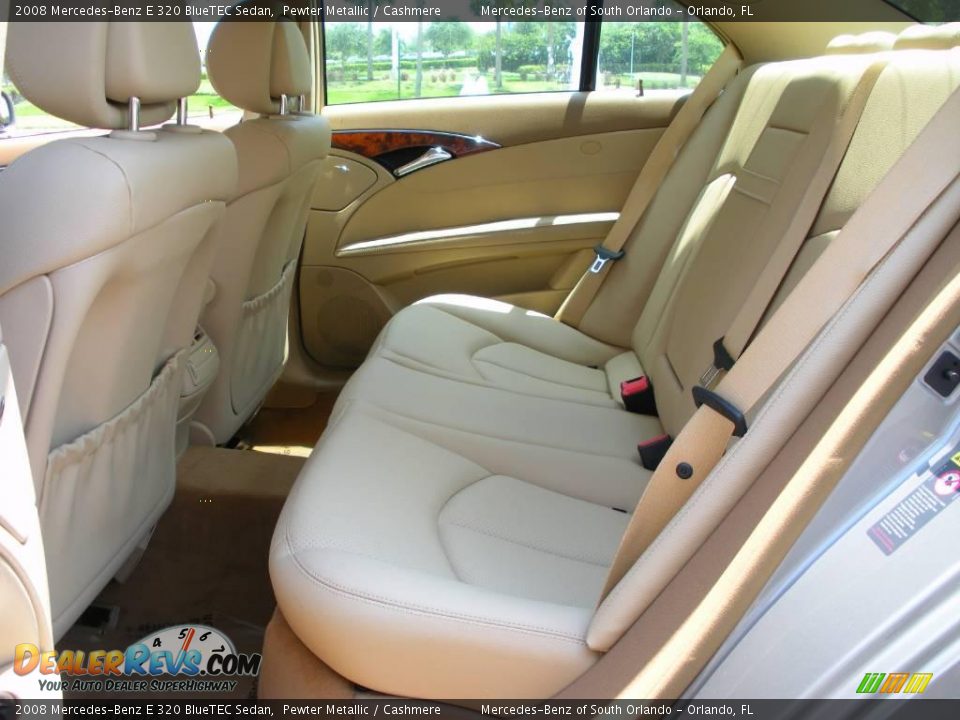 2008 Mercedes-Benz E 320 BlueTEC Sedan Pewter Metallic / Cashmere Photo #14
