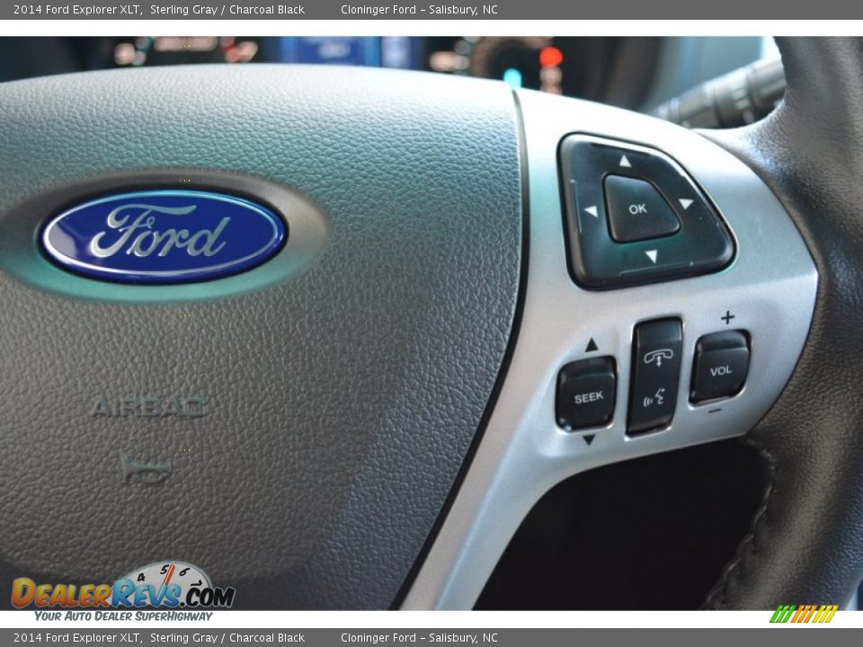2014 Ford Explorer XLT Sterling Gray / Charcoal Black Photo #21
