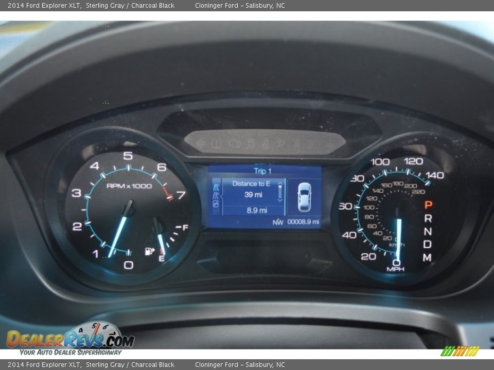 2014 Ford Explorer XLT Sterling Gray / Charcoal Black Photo #22