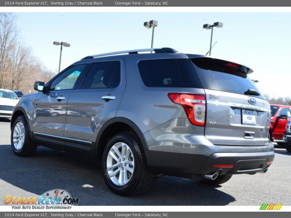 2014 Ford Explorer XLT Sterling Gray / Charcoal Black Photo #25