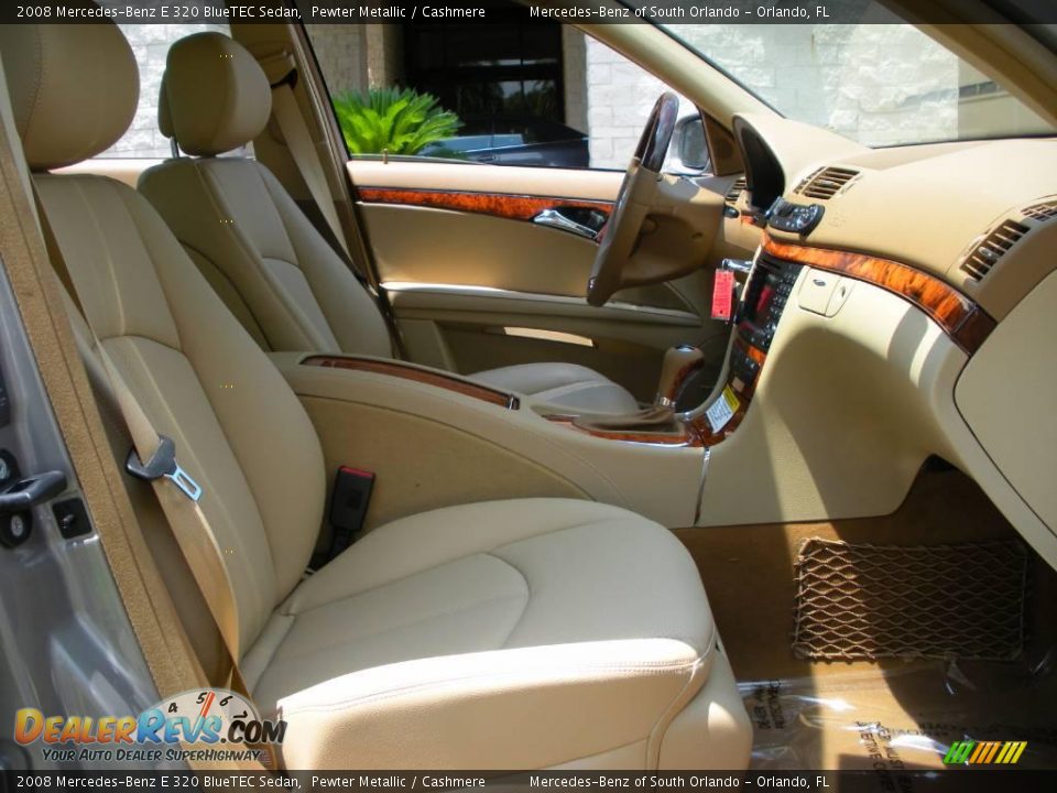 2008 Mercedes-Benz E 320 BlueTEC Sedan Pewter Metallic / Cashmere Photo #16