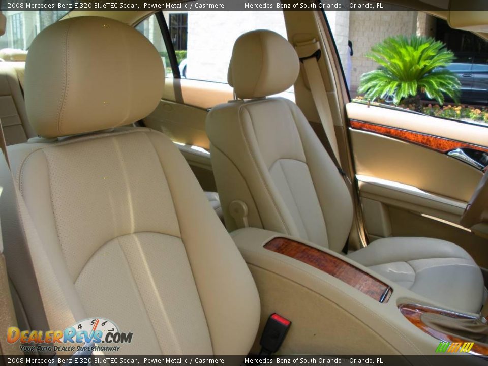 2008 Mercedes-Benz E 320 BlueTEC Sedan Pewter Metallic / Cashmere Photo #17